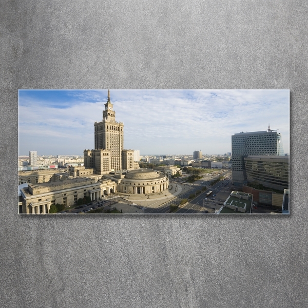 Wall art on glass Palace of culture