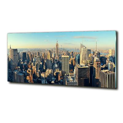 Glass art print Skyscrapers