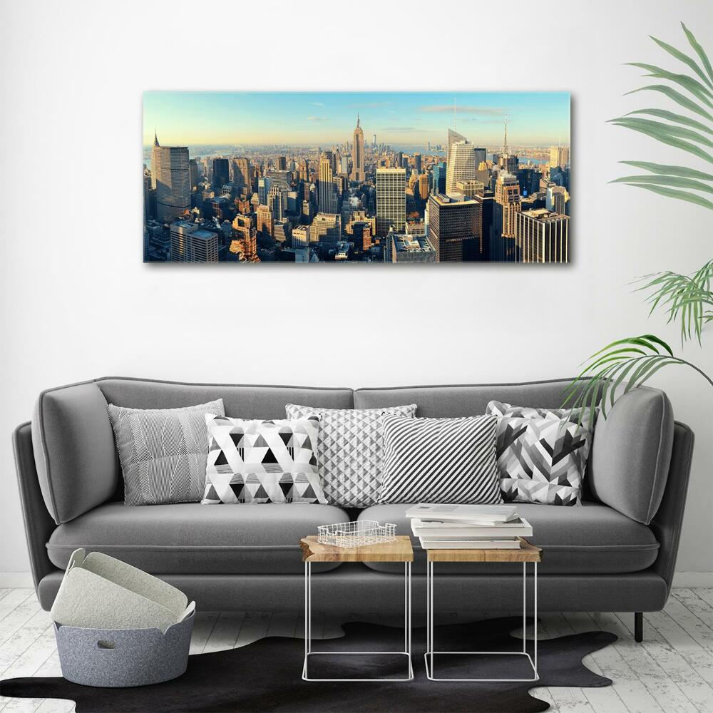 Glass art print Skyscrapers