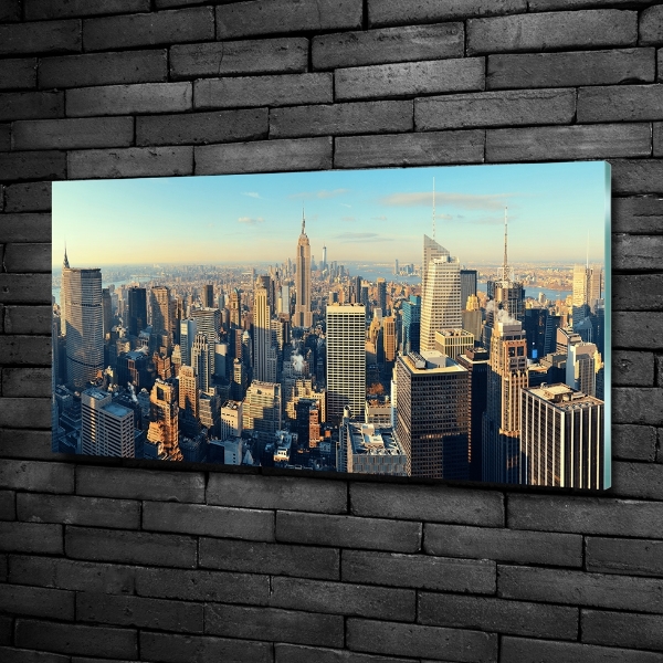 Glass art print Skyscrapers