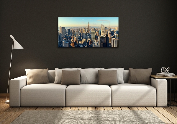 Glass art print Skyscrapers