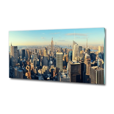 Glass art print Skyscrapers