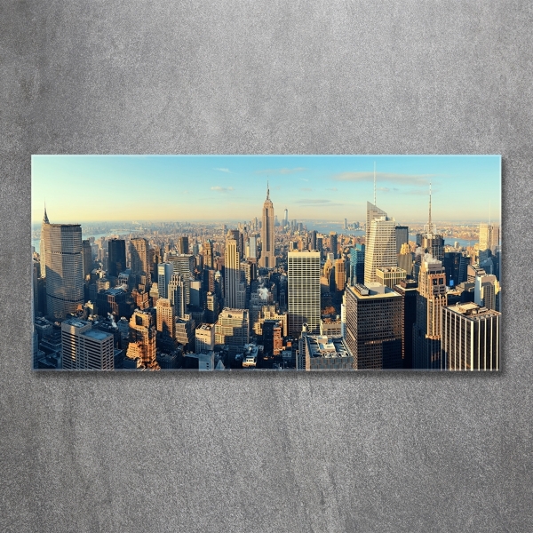 Glass art print Skyscrapers