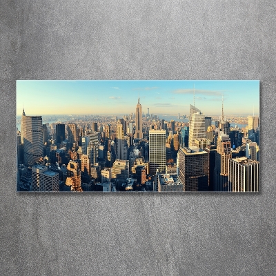 Glass art print Skyscrapers