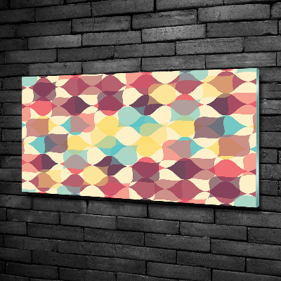 Wall art on glass Geometric background