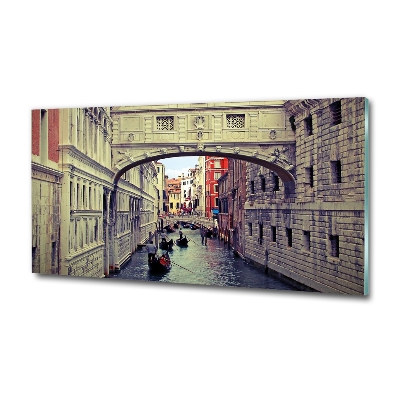 Glass art print Venice italy