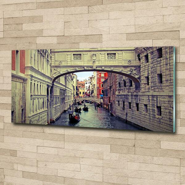 Glass art print Venice italy