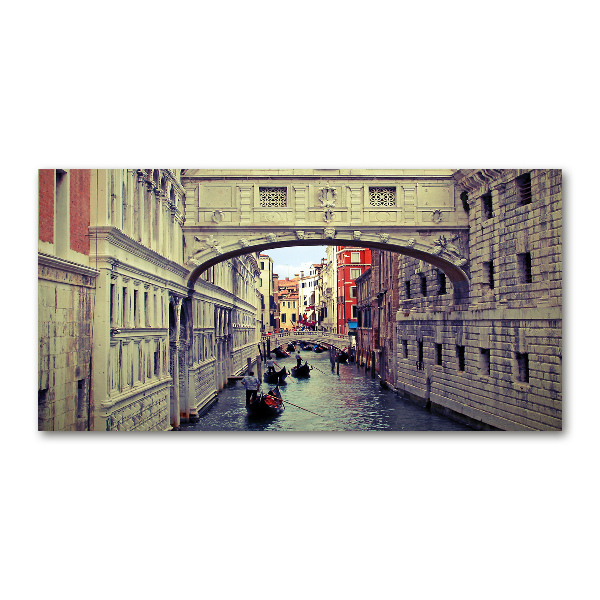 Glass art print Venice italy