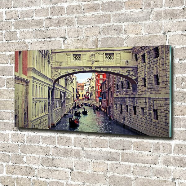 Glass art print Venice italy