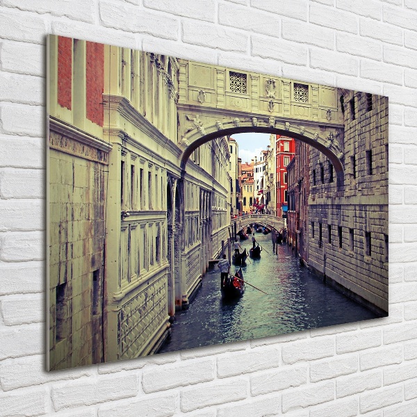 Glass art print Venice italy