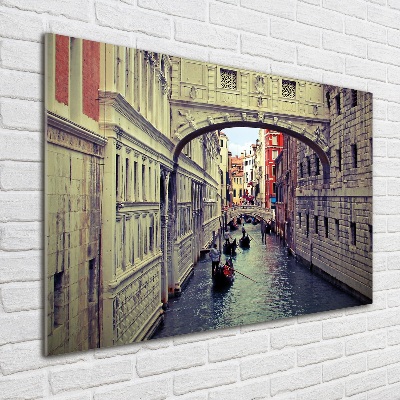 Glass art print Venice italy