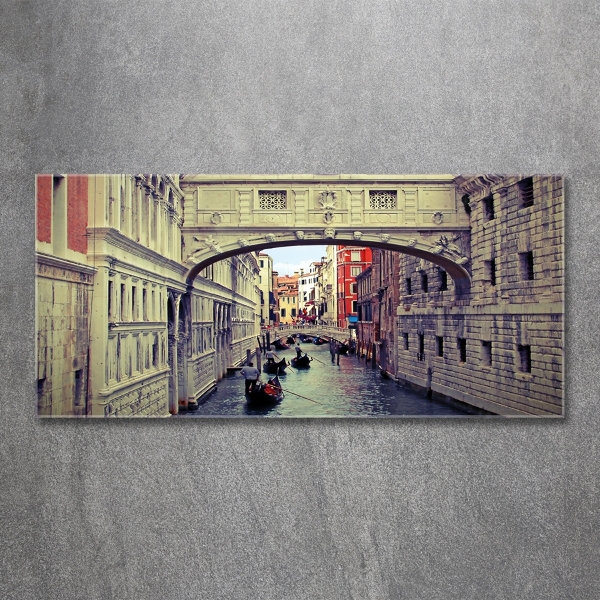 Glass art print Venice italy