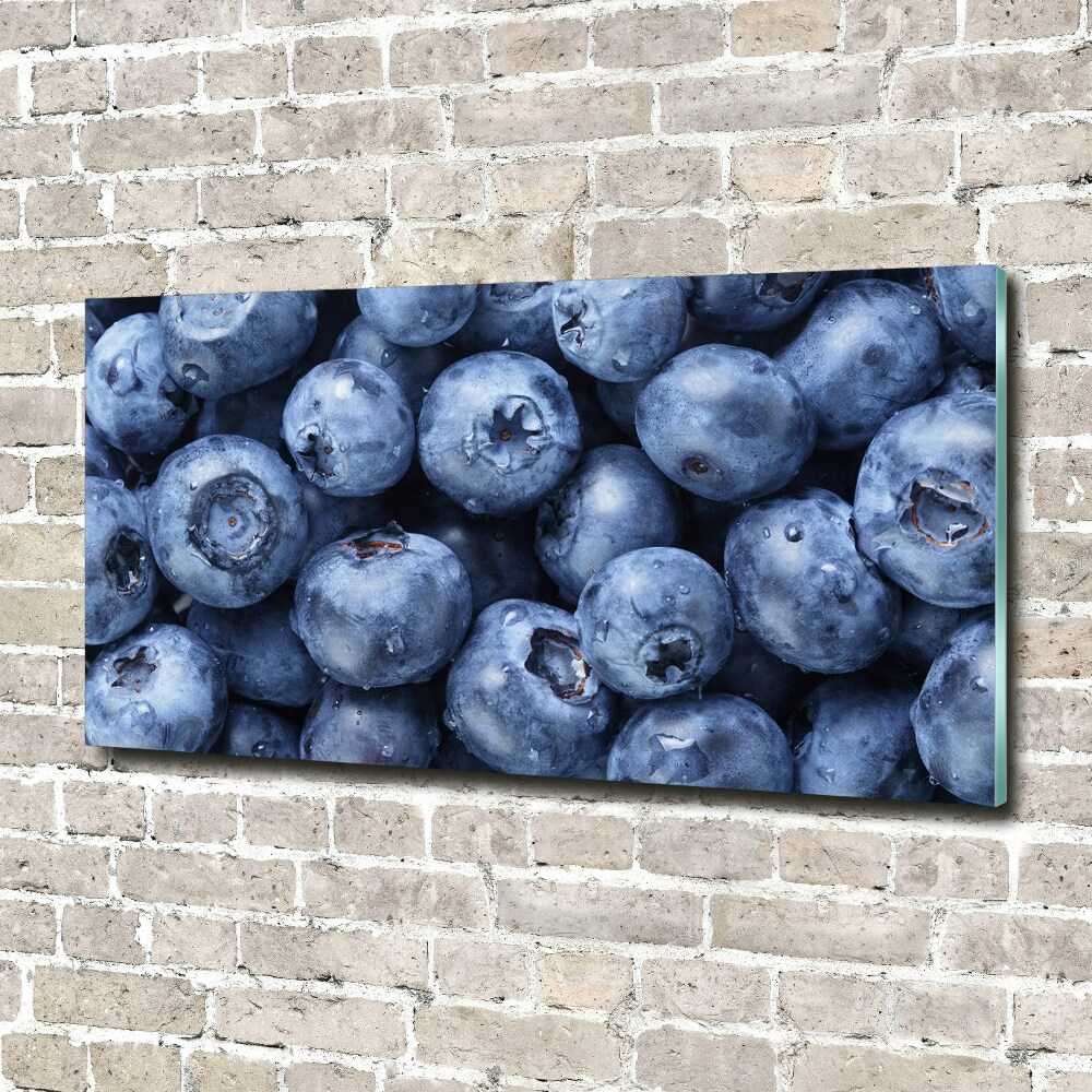 Glass art print Berries