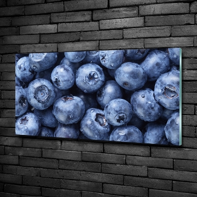 Glass art print Berries