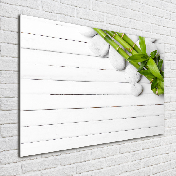 Glass art print Bamboo