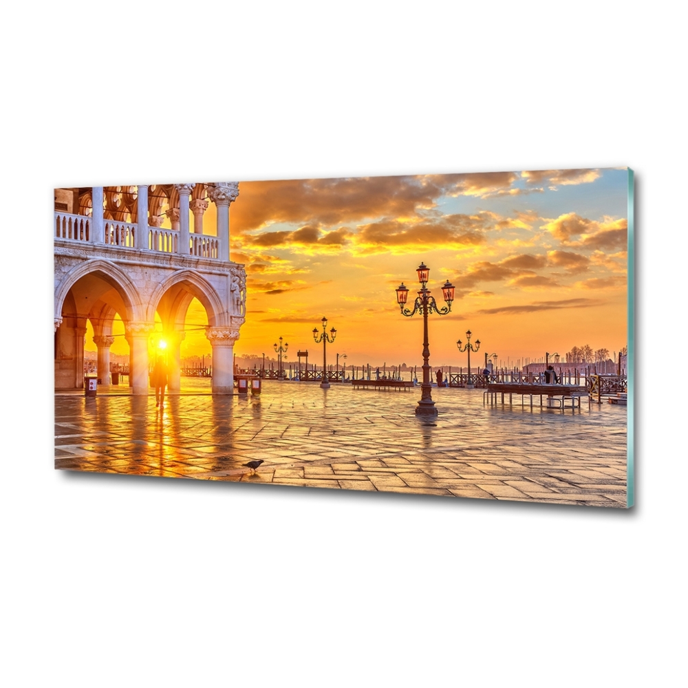 Glass art print Venice italy