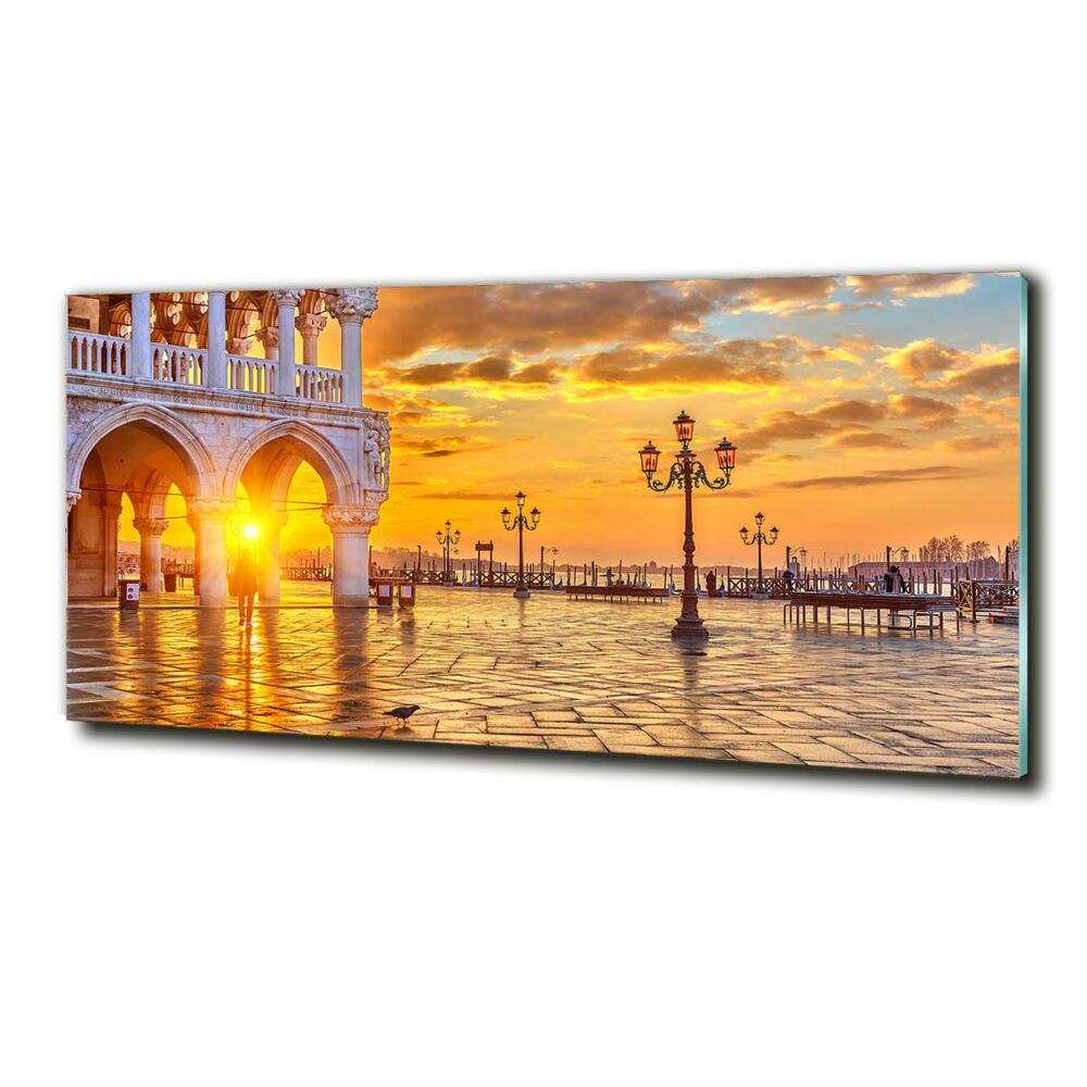 Glass art print Venice italy