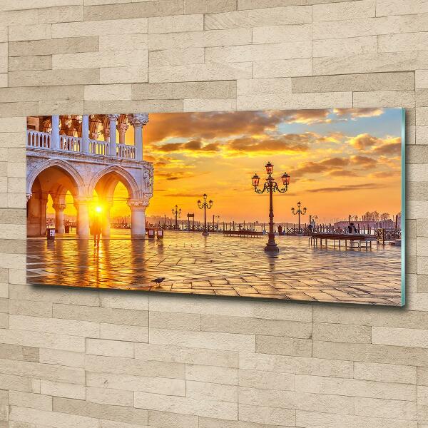 Glass art print Venice italy