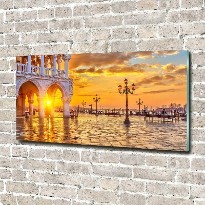 Glass art print Venice italy