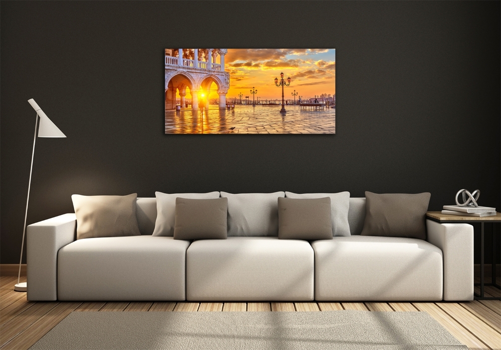 Glass art print Venice italy