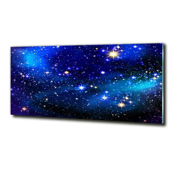 Glass art print Starry sky