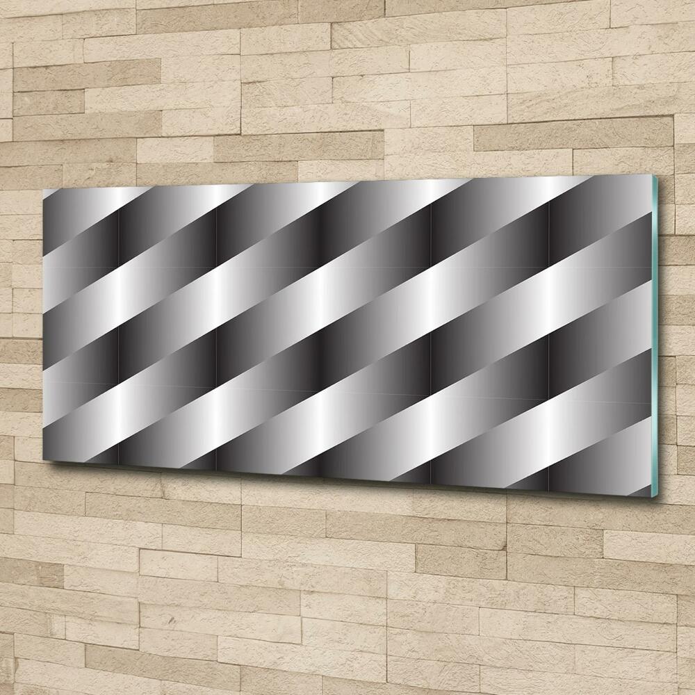 Photo printed on glass Abstraction stripes