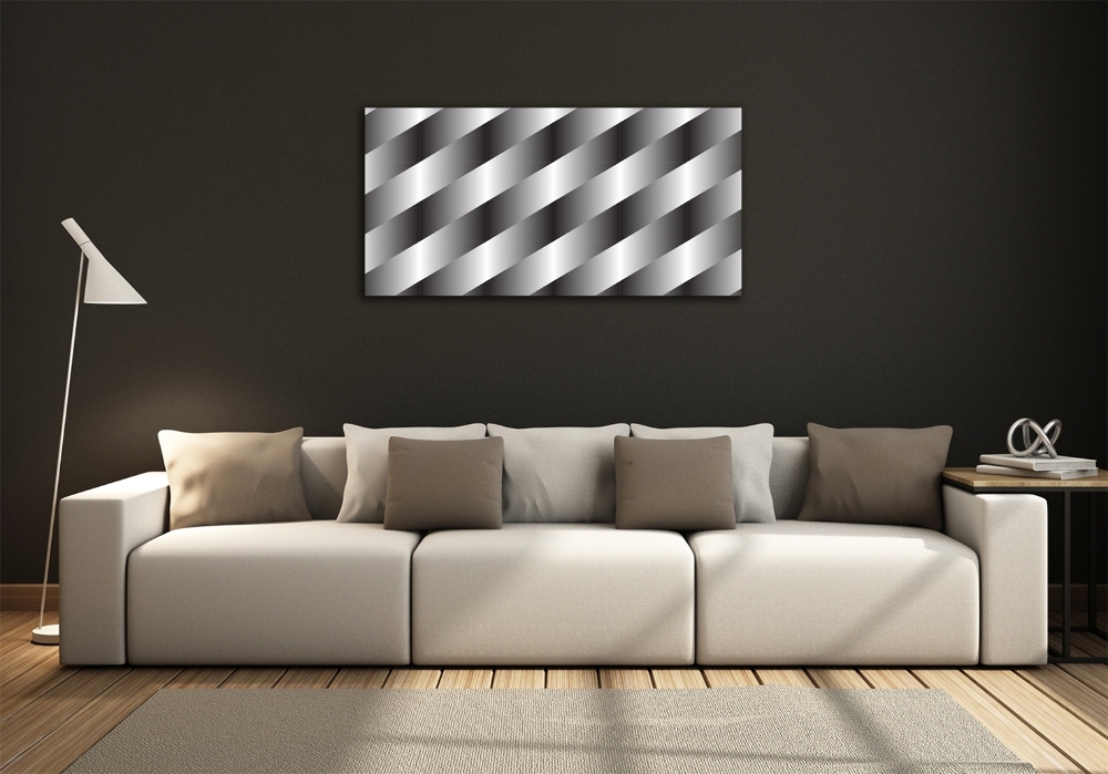 Photo printed on glass Abstraction stripes