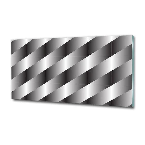 Photo printed on glass Abstraction stripes