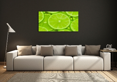 Glass art print Lime