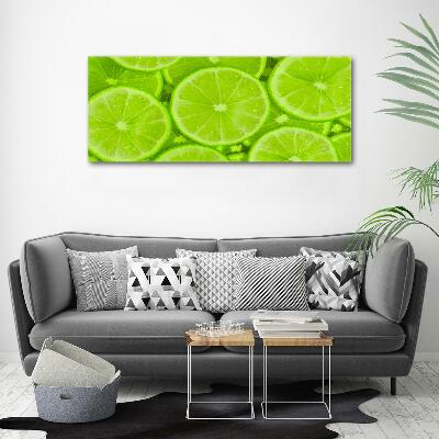 Glass art print Lime