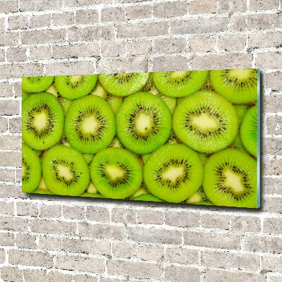 Wall art on glass Kiwi