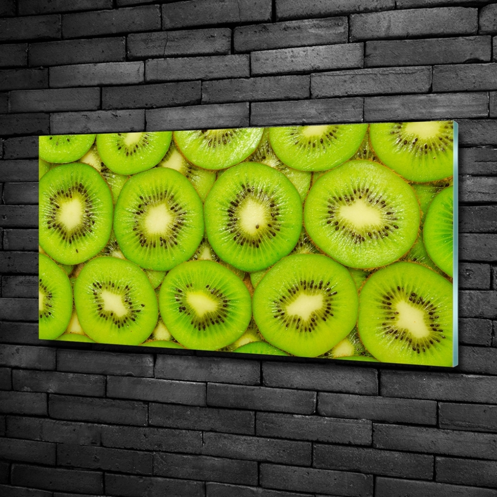 Wall art on glass Kiwi