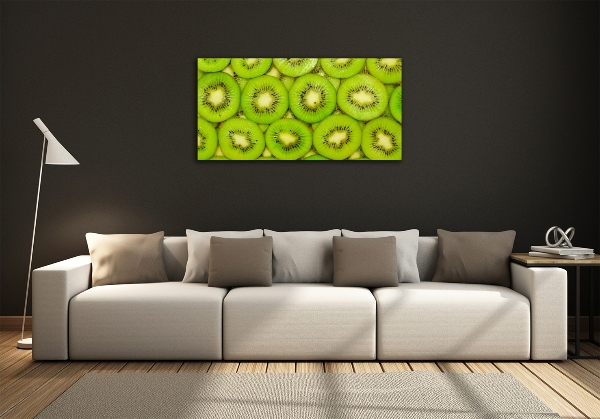 Wall art on glass Kiwi