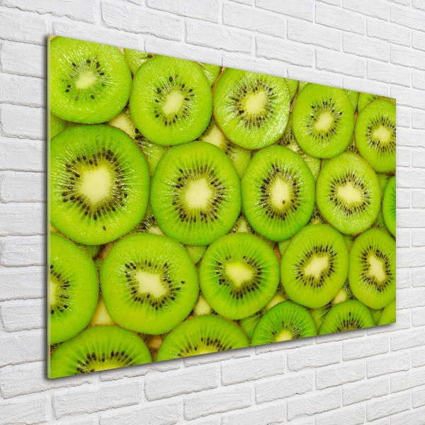 Wall art on glass Kiwi