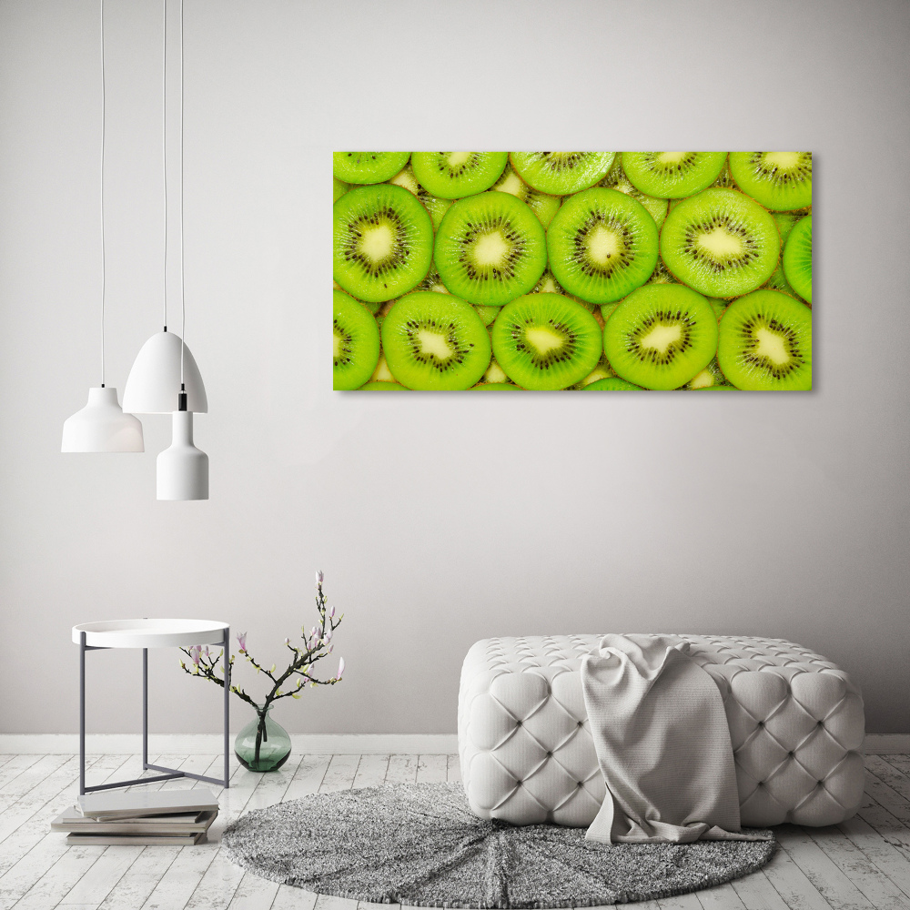 Wall art on glass Kiwi