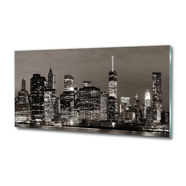 Glass wall art Manhattan new york