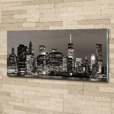 Glass wall art Manhattan new york