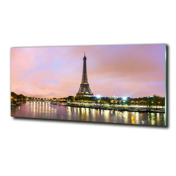 Glass art print Eiffel paris tower