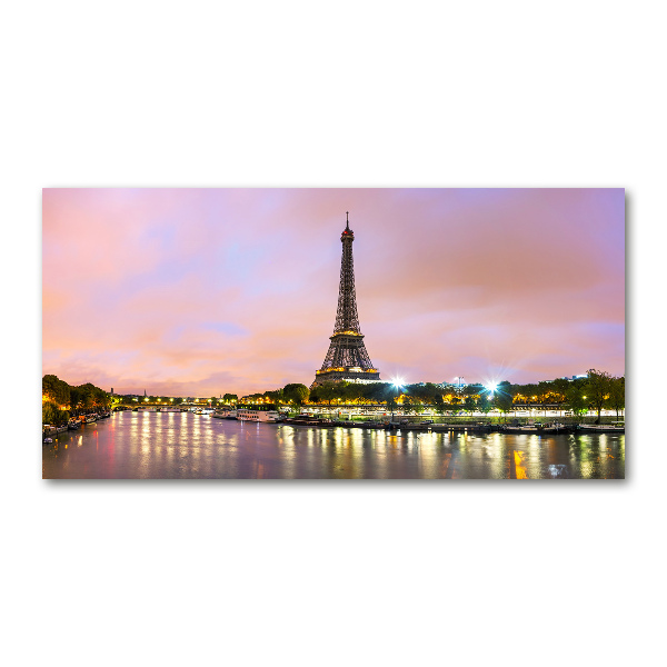 Glass art print Eiffel paris tower