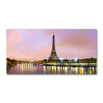 Glass art print Eiffel paris tower