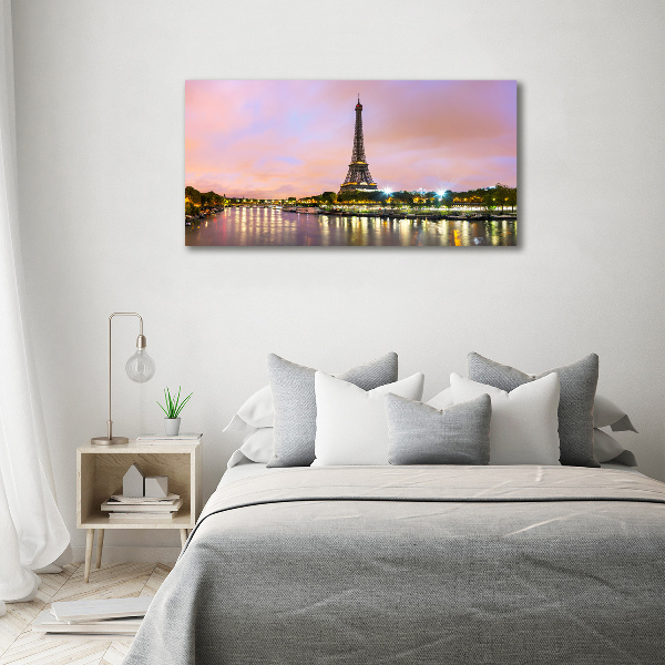 Glass art print Eiffel paris tower