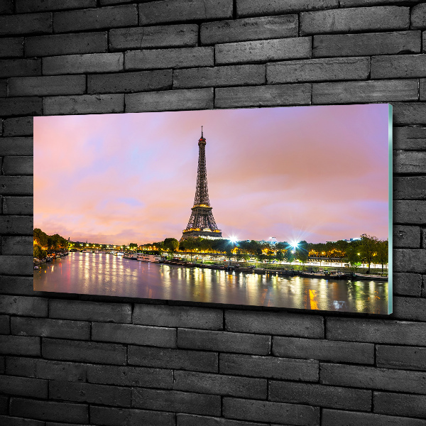 Glass art print Eiffel paris tower