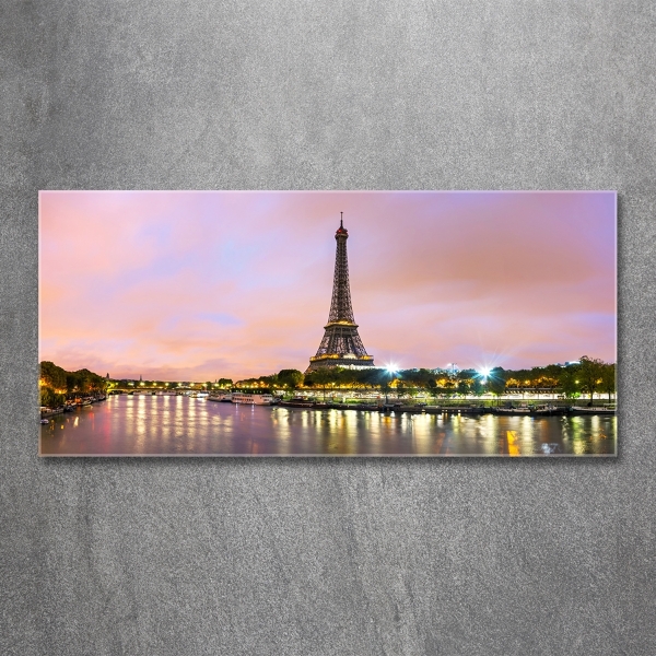 Glass art print Eiffel paris tower