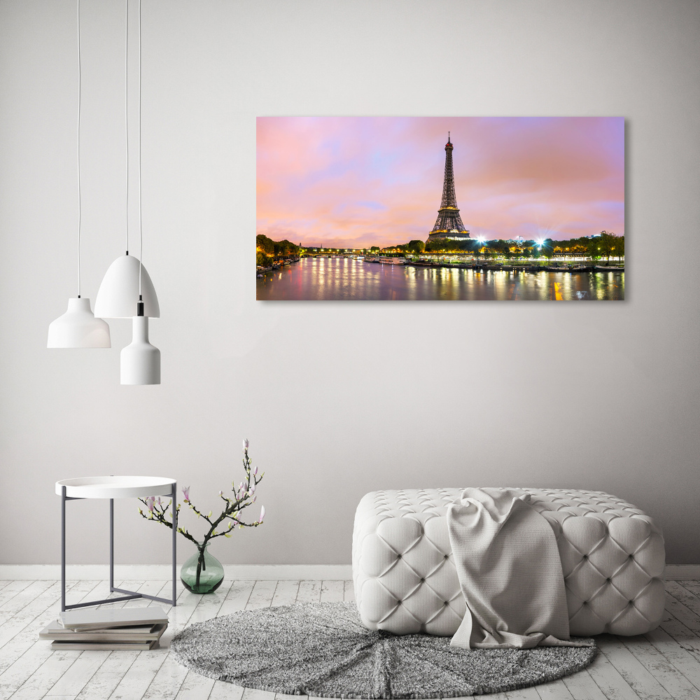 Glass art print Eiffel paris tower