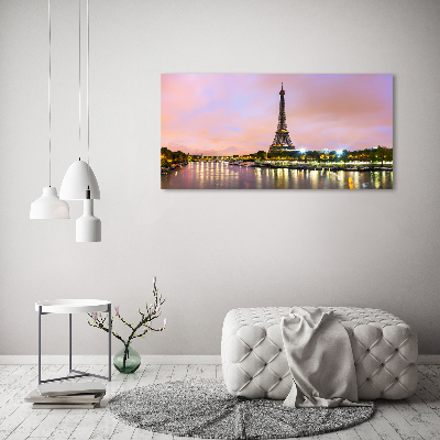 Glass art print Eiffel paris tower