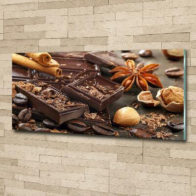 Glass wall art Chocolate