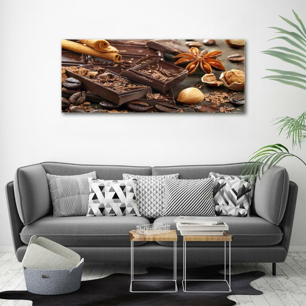 Glass wall art Chocolate