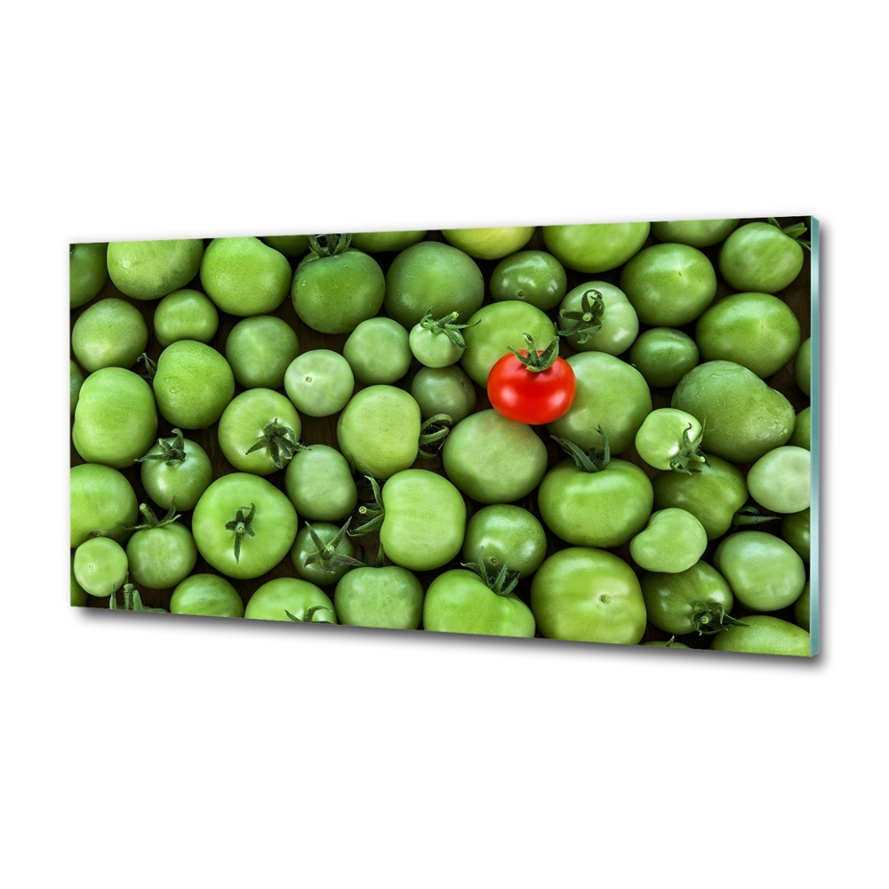 Wall art on glass Mature tomato