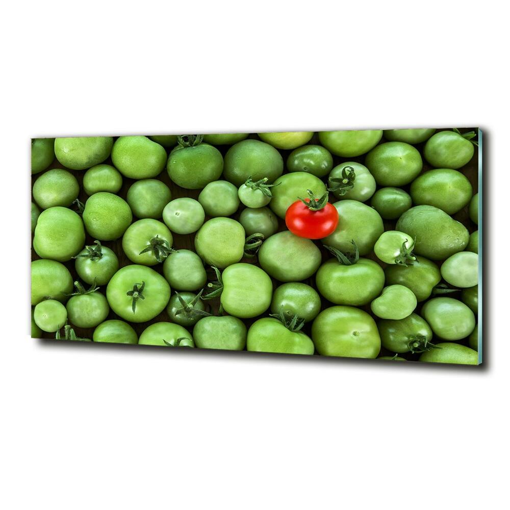 Wall art on glass Mature tomato