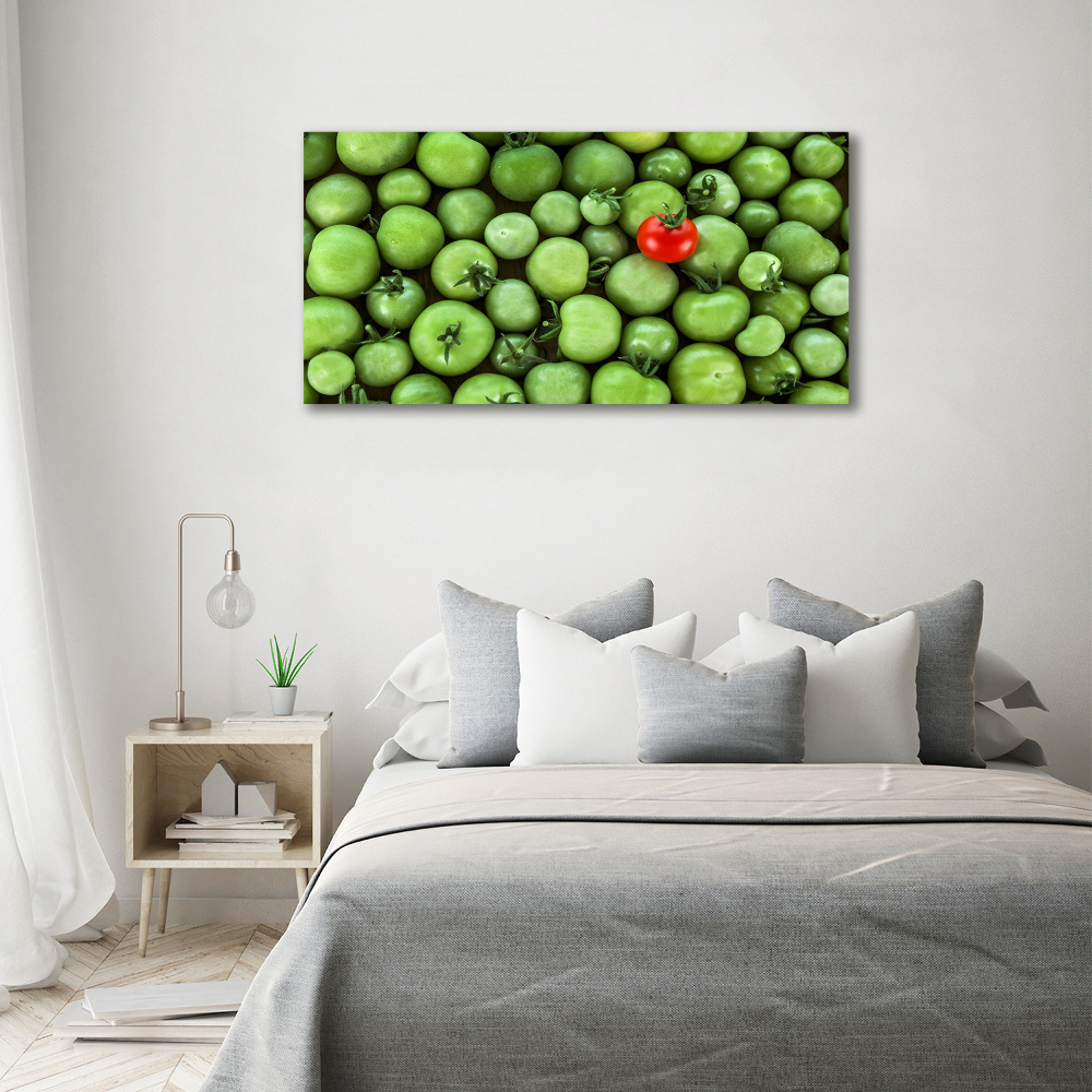 Wall art on glass Mature tomato